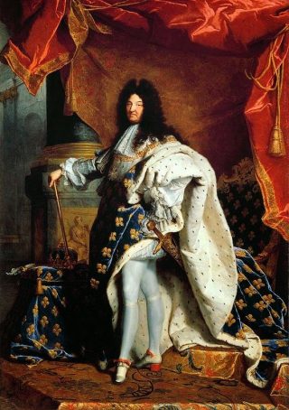Luigi XIV ritratto da Hyacinthe Rigaud
